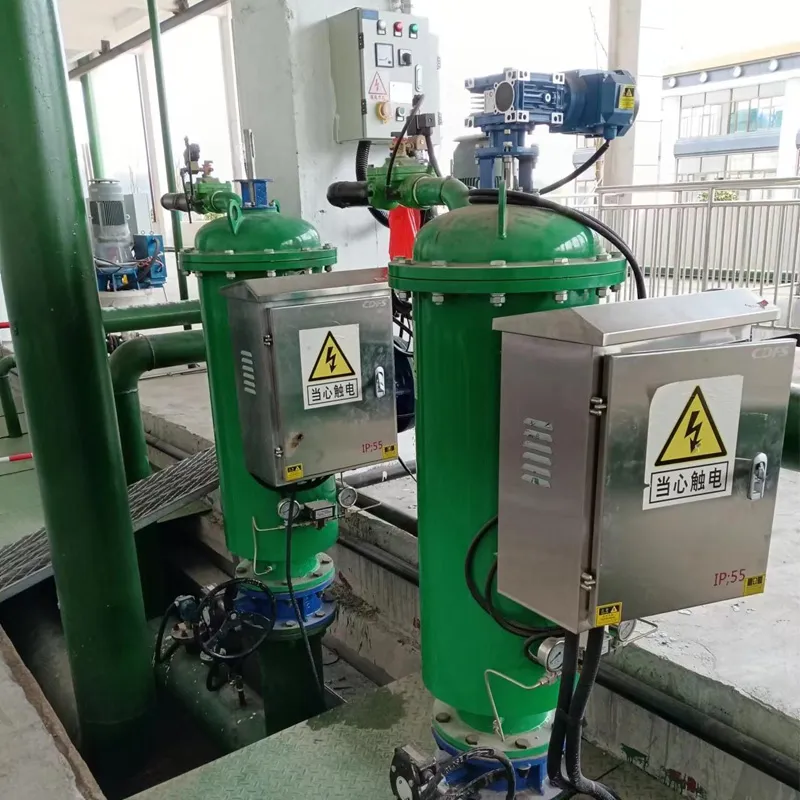 Filtración de agua de enfriamiento del edificio