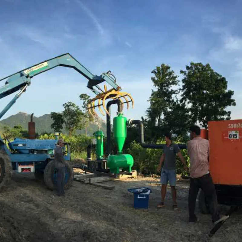Proyecto de agua de pozo para riego de flores en Tailandia