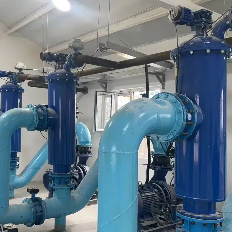 Filtración de agua de enfriamiento del edificio