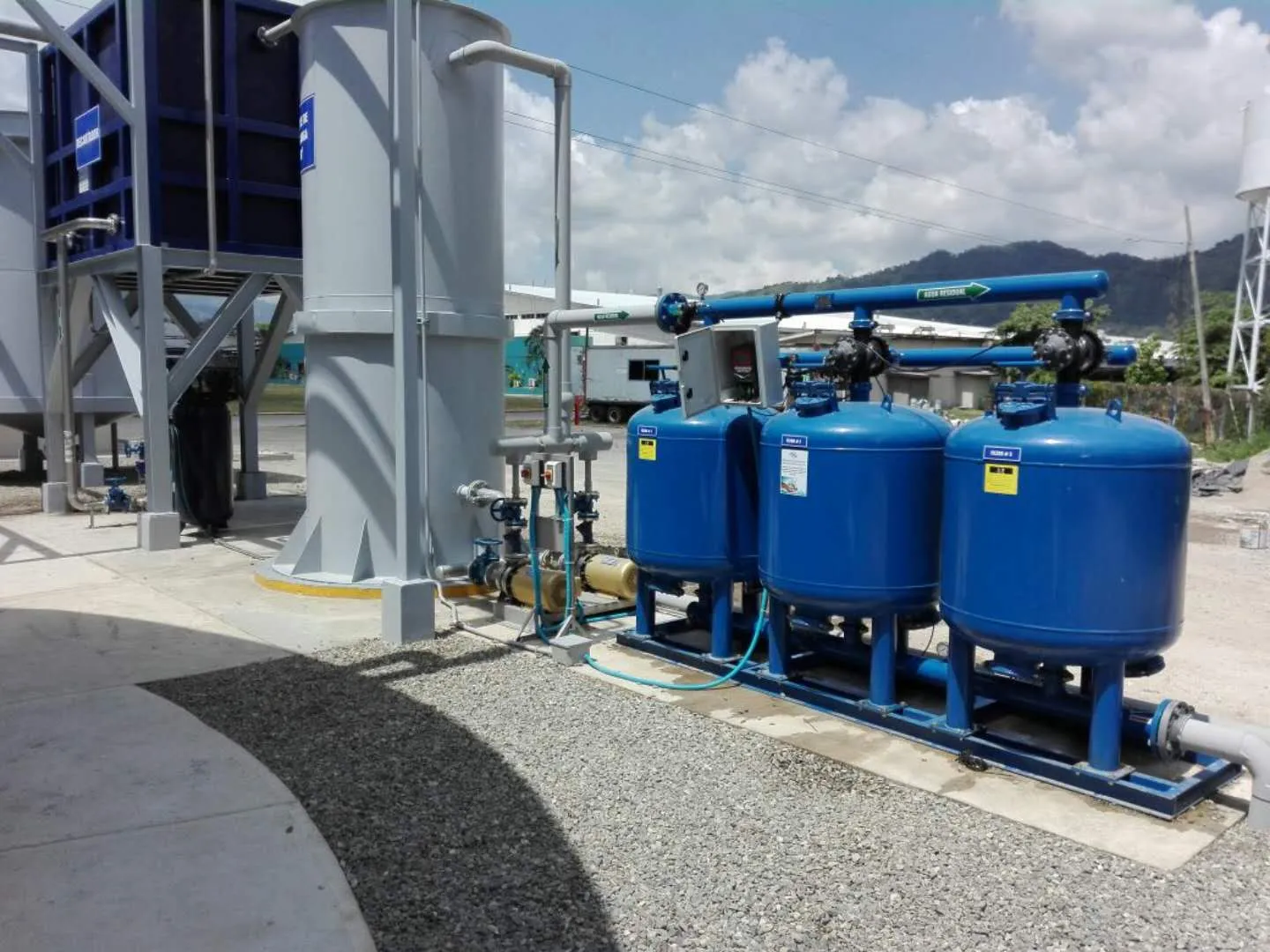 Suecia, Proyecto de tratamiento de agua de ingeniería de construcción
