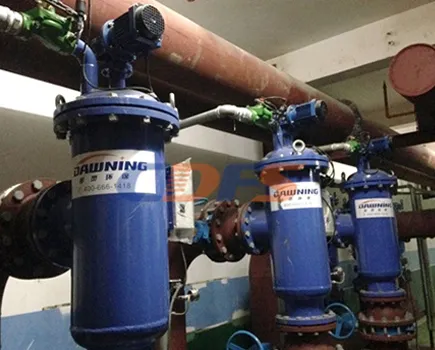 Filtración de agua de enfriamiento del edificio