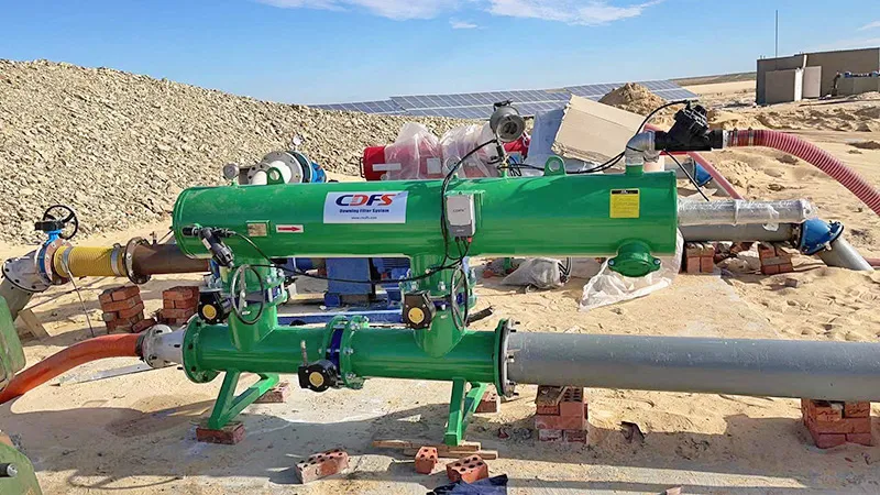 Proyecto de riego en Egipto